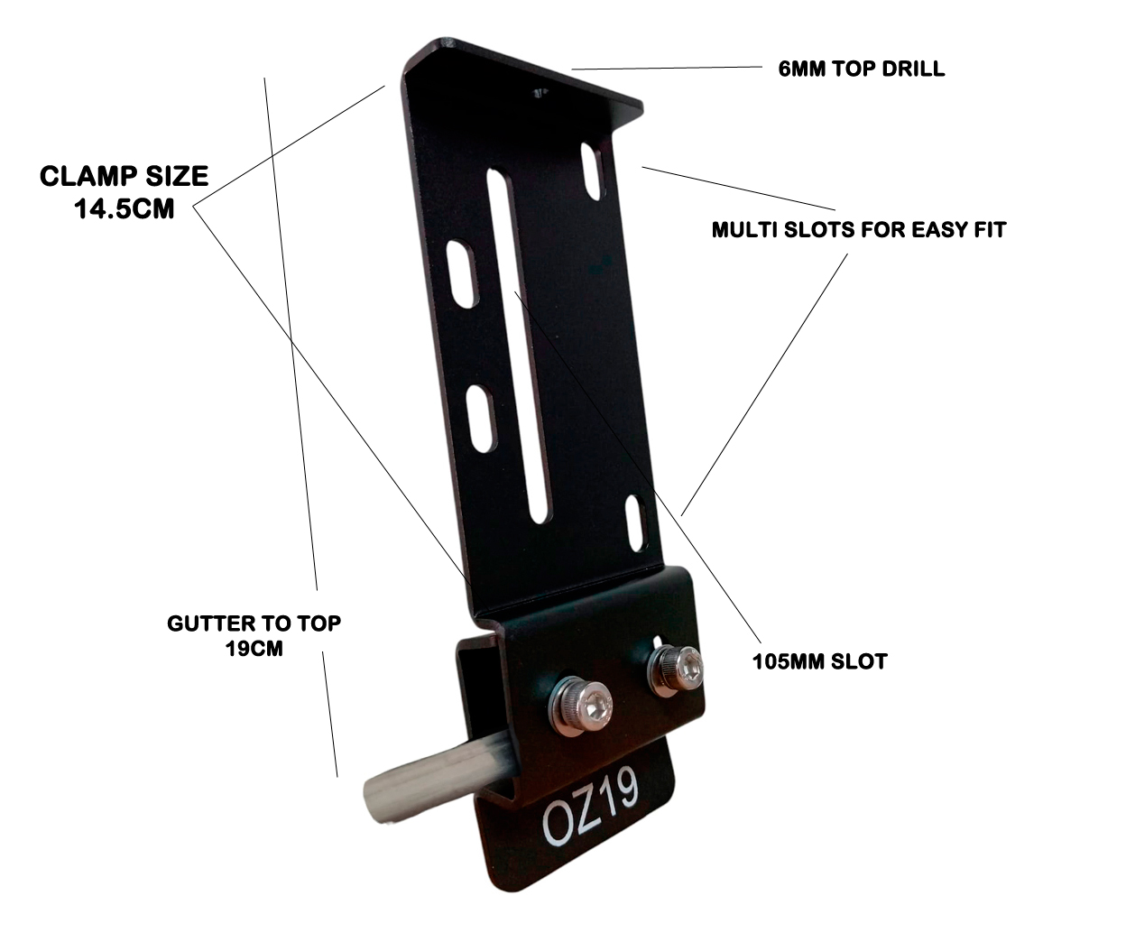 Ozroofracks | Roof Rack Gutter Brackets