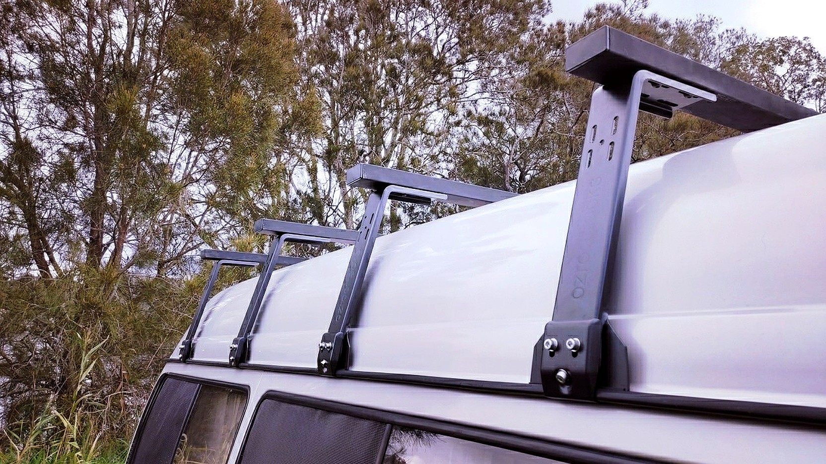 Ozroofracks | Rain Gutter Mount Roof Rack