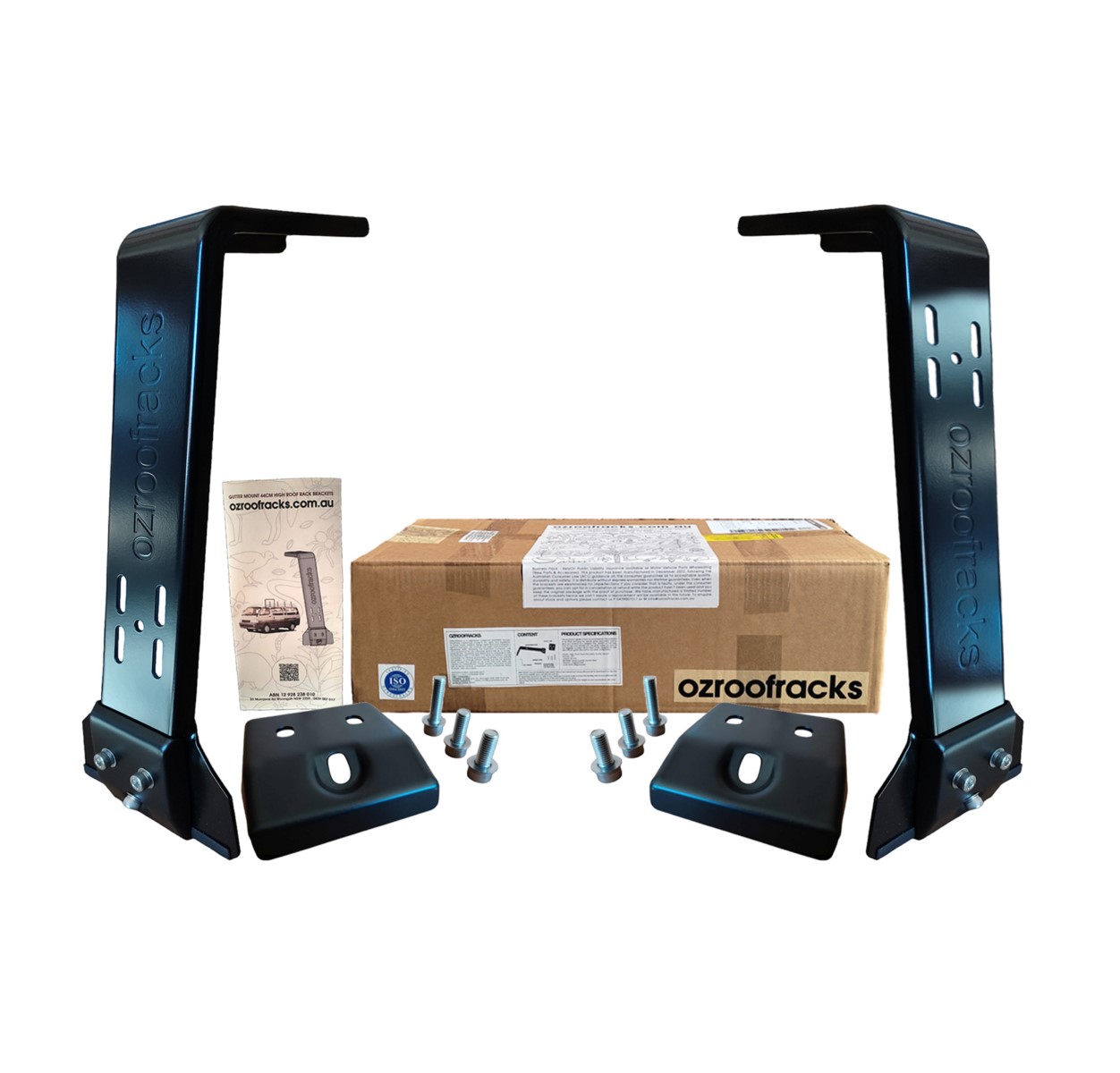 4x OZ44 Carbon Steel Brackets 44CM Ozroofracks