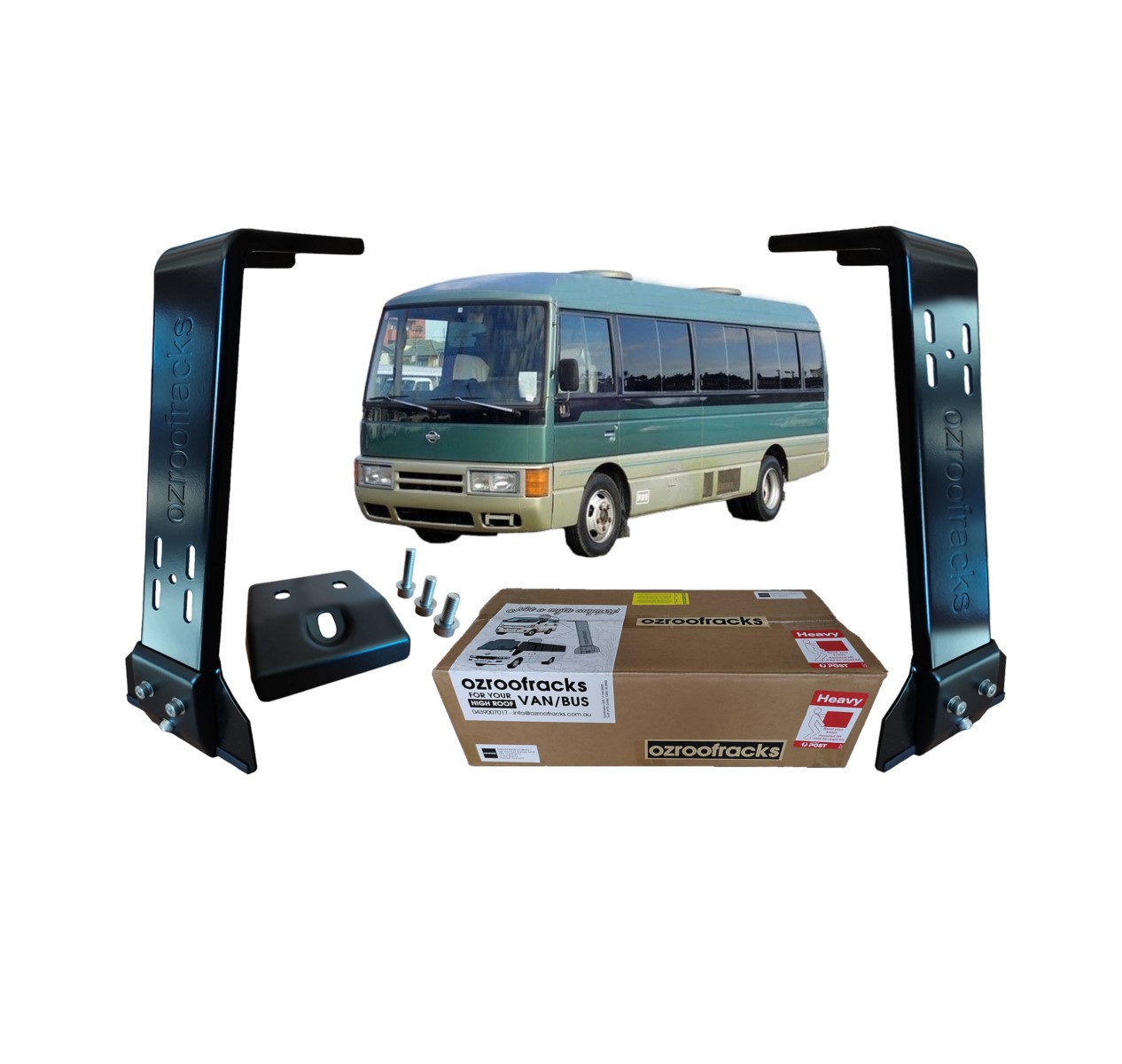 10x OZ44 Carbon Steel Brackets 44CM Ozroofracks