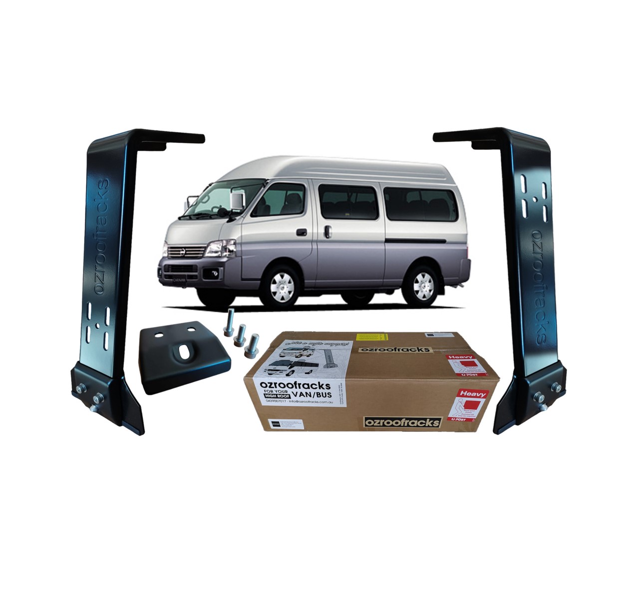 10x OZ44 Carbon Steel Brackets 44CM Ozroofracks