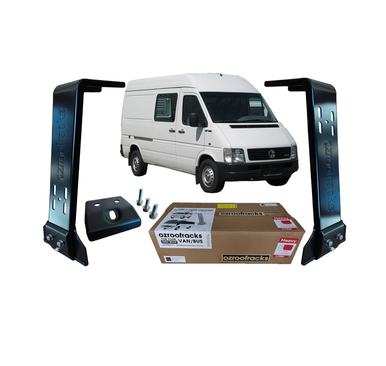 6x OZ44 Carbon Steel Brackets 44CM Ozroofracks