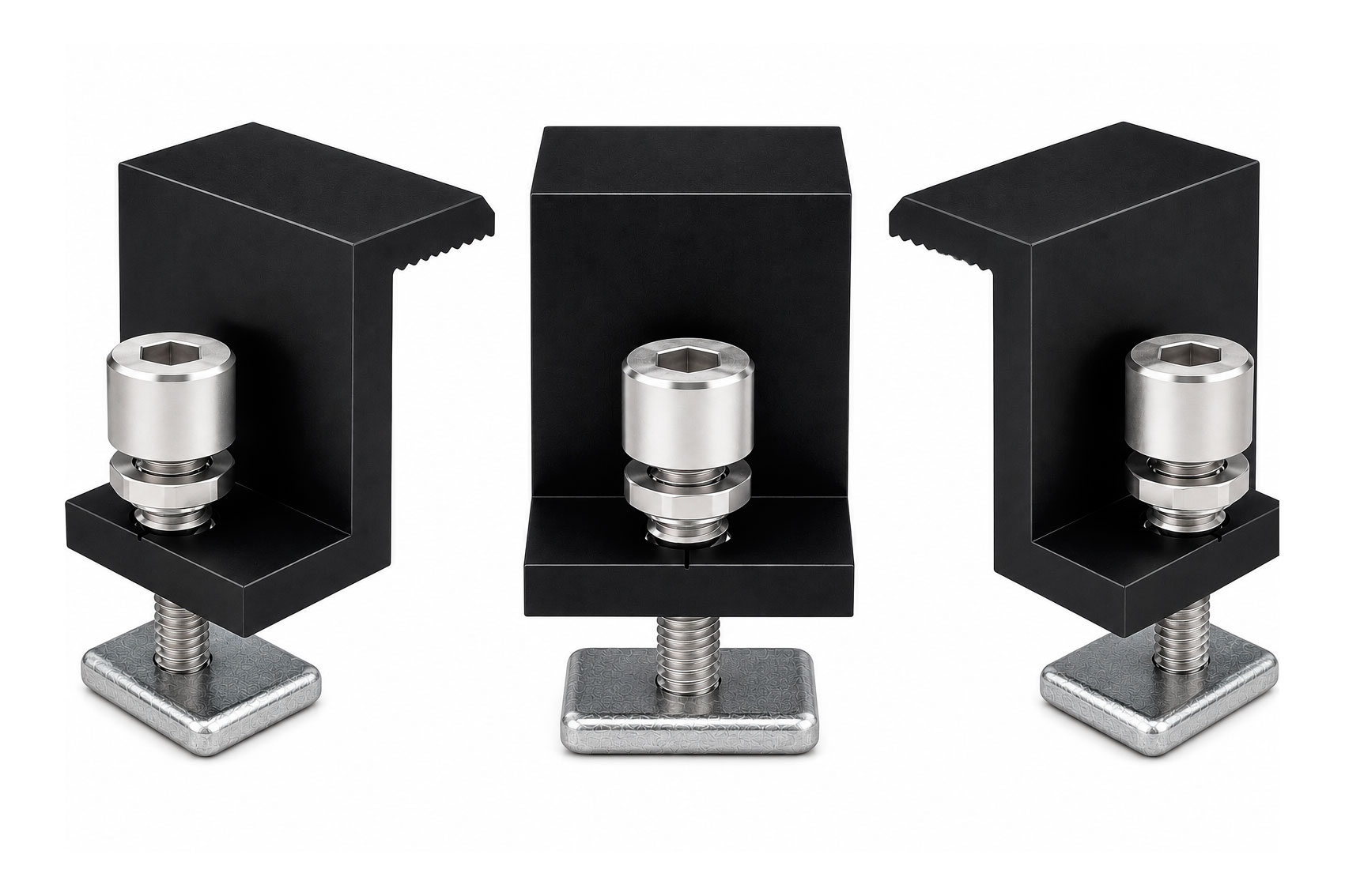 4x OZ30 アルミニウムソーラーパネルZブラケット Ozroofracks