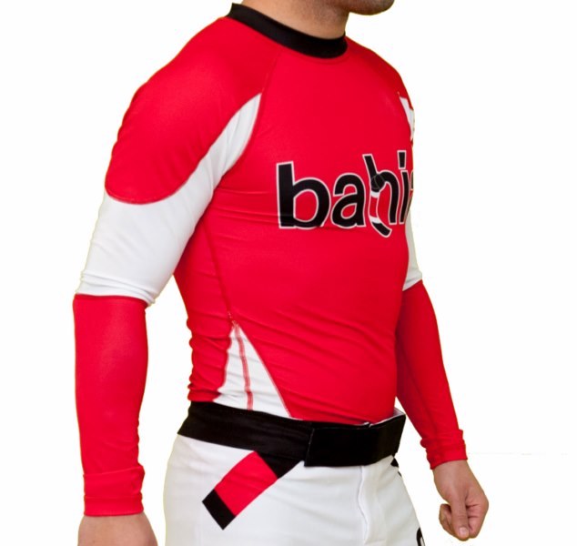 Red Longsleeve Rash Guard BJJ Bahia